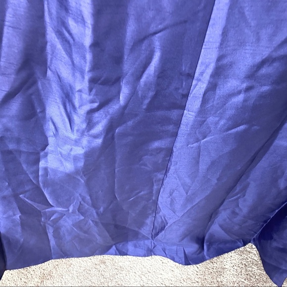 David's Bridal Lapis Strapless Maxi Gown Dress 2 - Picture 5 of 8